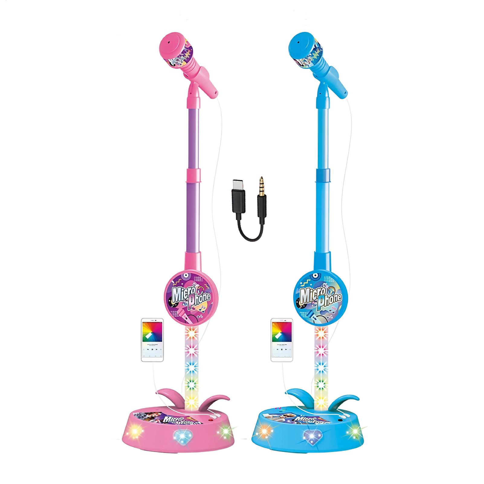 Music - Mikrofon für Kinder mit Ständer, Kabellos,