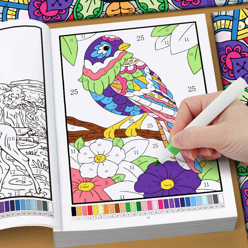Malen nach Zahlen für Erwachse – Adult Coloring Book Stress Relief Bewertung und Preis