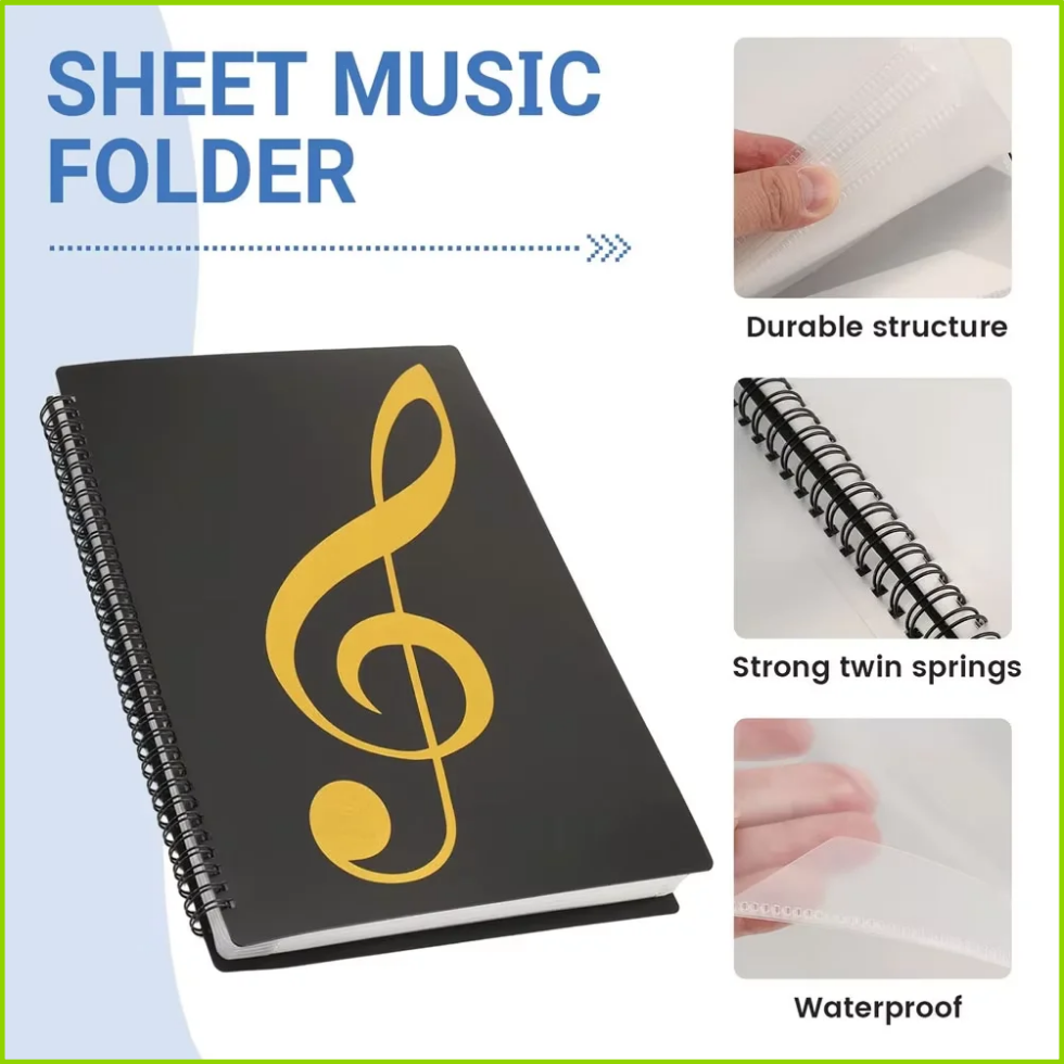 Flexibler Notenordner für Klav – Blank Sheet Music Notebook Bewertung und Preis
